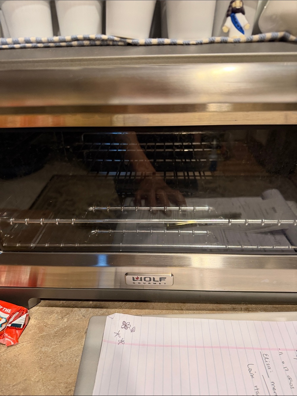 WOLF Stainless Steel Compact Toaster Oven - Brushed Steel Finish